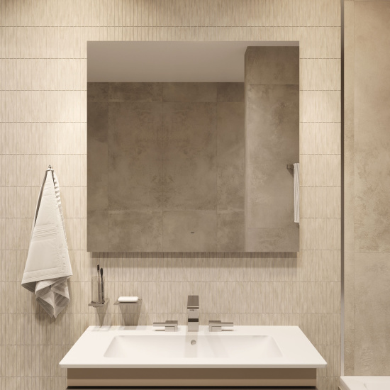 Зеркало Diwo Элиста 100x100 с подсветкой