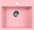 Мойка кухонная AquaGranitEx M-56 розовая