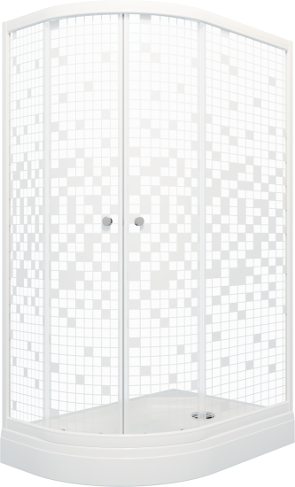 Душевой уголок Triton Коралл Щ0000043490 R 120х80 см, белый
