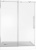 Душевая дверь в нишу Good Door Puerta WTW-140-C-CH