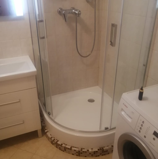 Душевой уголок CeramaLux CL1006-90 90x90, профиль хром, стекло прозрачное