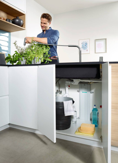 Смеситель для кухни Hansgrohe Metris Select M71 73804000 хром
