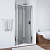 Душевая дверь в нишу Vegas Glass GPS 95 08 07, профиль глянцевый хром, стекло графит