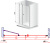 Душевая дверь в нишу Cezares Elena W B11 30/70 P Cr R Душевая дверь в нишу Cezares Elena W B11 30/70 P Cr R