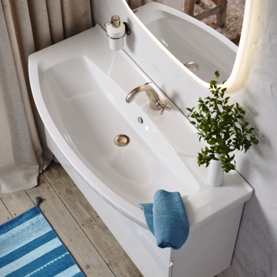 Тумба с раковиной Aqwella Rodos 105 подвесная