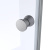 Шторка на ванну Vegas Glass  ZV+ZVF Protec 190*70 07 07, профиль матовый хром, стекло графит