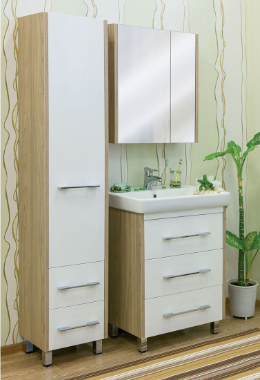 Пенал Sanflor Ларго вяз швейцарский, белый L