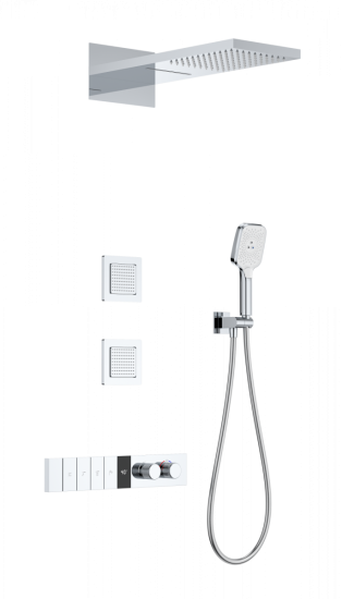 Душевая система Wonzon & Woghand WW-D4538-A-CR с термостатом