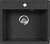 Мойка кухонная AquaGranitEx M-56 черная