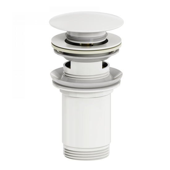 Донный клапан для раковины Wonzon & Woghand WW-88SS09-MW с переливом