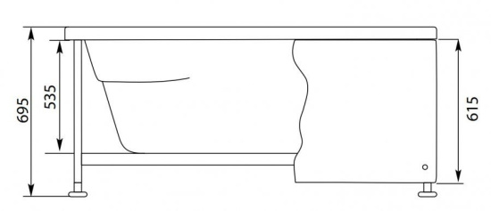 Акриловая ванна Aquanet Bali 150x150 см