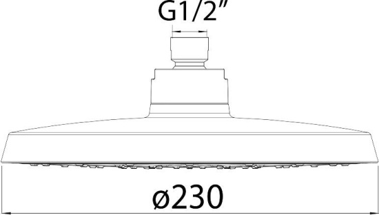 Верхний душ Clever Autoclean 60305