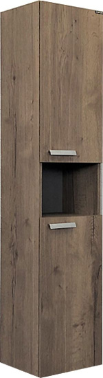 Шкаф-пенал Comforty Никосия 35 дуб темный