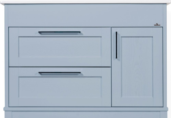 Зеркало ValenHouse Эйвори 105 серое