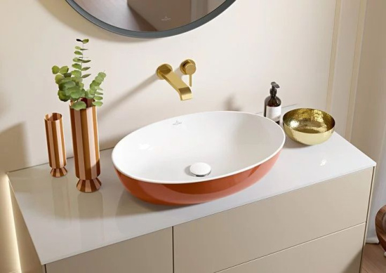 Зеркало Villeroy & Boch Antheus B30500PW 85 black ash, круглое