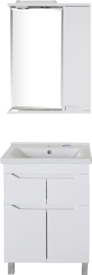 Зеркало-шкаф ASB-Mebel Бари 60-2.2