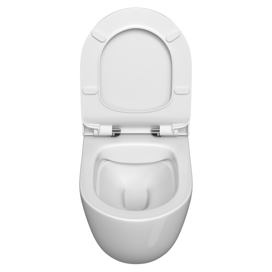 Инсталляция с унитазом VitrA Mia Round 9873B003-7201 с кнопкой хром