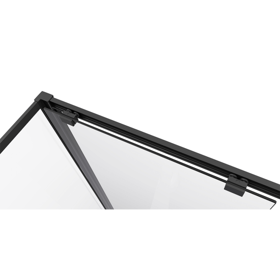 Душевой уголок Black&White S872 Black 900x900