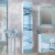 Пенал Marka One Lacio 30П blue marble, L