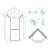 Душевой уголок RGW Hotel HO-082 1180х1180х1950 профиль хром, стекло прозрачное
