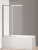 Душевая шторка на ванну Cezares Eco-O-VF-11-90/145-P-Cr