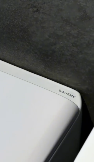 Унитаз подвесной Boheme Flow 969-SET-D с сидением