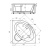 Акриловая ванна Акватек Калипсо 146х146 см без гидромассажа Акриловая ванна Акватек Калипсо 146х146 см без гидромассажа