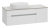 Тумба с раковиной Misty Роял 120 белая подвесная, со столешницей