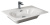 Раковина Hidra Ceramica Flat белая, 71 см