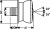 Душевая форсунка Hansgrohe Bodyvette 28466000 шарнирная