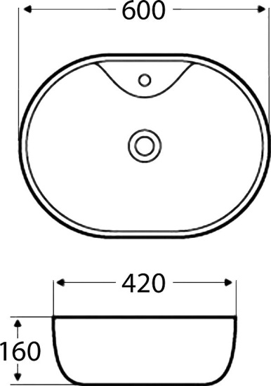 Накладная раковина BelBagno BB2193