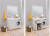 Тумба с раковиной Aquanet Токио 120 L белая напольная, 1 ящик, 2 дверцы