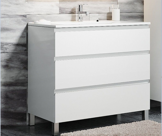 Тумба с раковиной Sanvit Авеню 3 120, белая