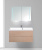 Тумба с раковиной BelBagno Regina 100 rosso basalto