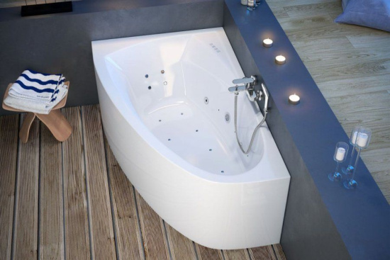 Акриловая ванна Excellent Aquaria Comfort 160x100 см левая с гидромассажем
