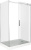 Душевой уголок Good Door Galaxy WTW+SP-C-В 120x80, профиль черный