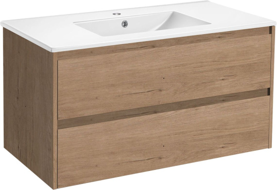 Мебель для ванной Vincea Gio 100 натуральный дуб