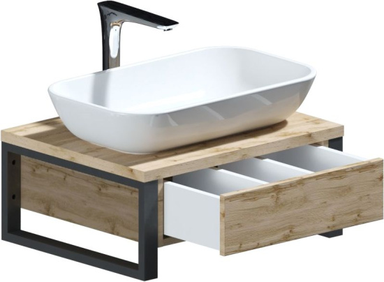 Мебель для ванной 1MarKa Grunge Loft 60П дуб вотан