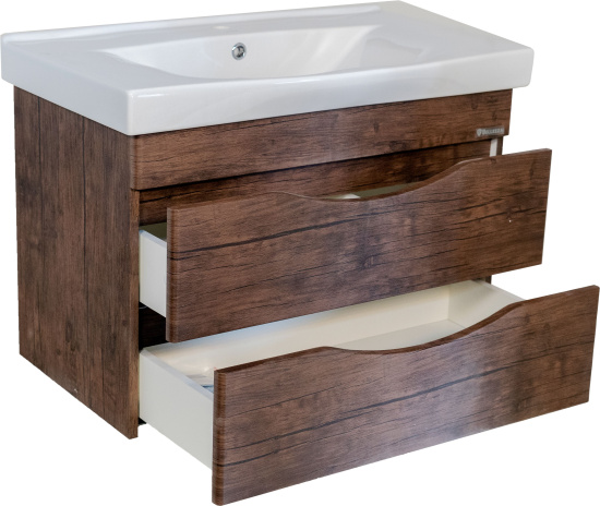 Тумба с раковиной Bellezza Санриса 80 орех