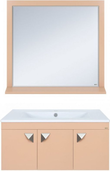 Тумба с раковиной Misty Сахара 90 песочная