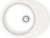 Мойка кухонная ZETT lab. T010Q001 белый лед