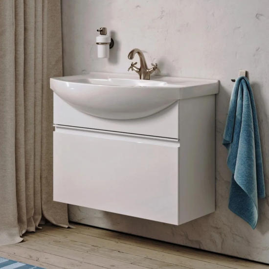 Тумба с раковиной Aqwella Rodos 75 подвесная