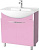 Тумба с раковиной Bellezza Глория Гласс 75 розовая
