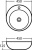 Накладная раковина BelBagno BB3096 Накладная раковина BelBagno BB3096