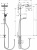 Душевой гарнитур Hansgrohe Crometta E 240 1jet Showerpipe Reno EcoSm 27289000 9 л Душевой гарнитур Hansgrohe Crometta E 240 1jet Showerpipe Reno EcoSm 27289000 9 л