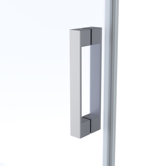 Душевой уголок Vegas Glass ZA-F Protec h1900 110*95 07 Moru, профиль матовый хром, стекло Moru