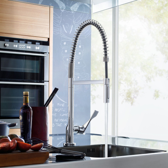 Смеситель для кухни Axor Citterio Semi-Pro 39840000 хром