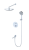 Душевая система Wonzon & Woghand Stick WW-88929010-CR с термостатом