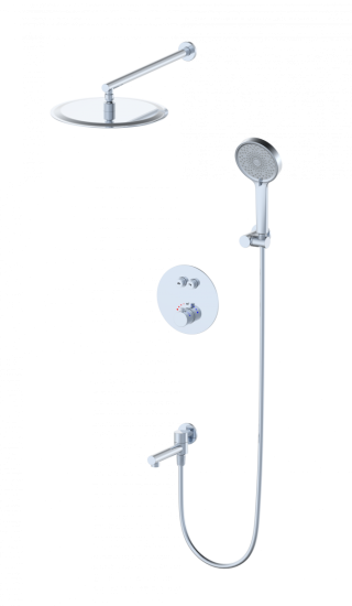 Душевая система Wonzon & Woghand Stick WW-88929010-CR с термостатом