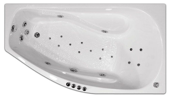 Акриловая ванна Triton Скарлет 170х100 см L